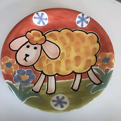 Buy Whittard Of Chelsea Sheep Plate  10” Hand Painted In Italy • 14.99£