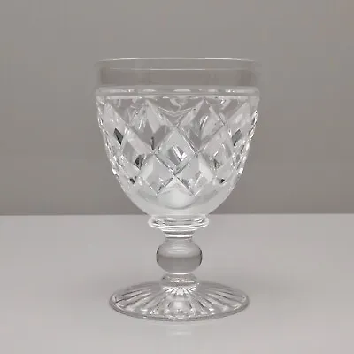 Buy Stuart Crystal Victoria Cut Water Goblet Wine Glass Glasses 4 7/8  12.4 Cm Tall • 26.99£