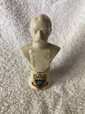Buy Crested China Grafton Ware Lord Kitchener Bust With POOLE Dorset Crest • 25£