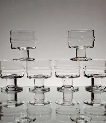 Buy Timo Sarpaneva Set Of Six Ripple Cocktail Glass 1960s Iittala Finland • 118.59£