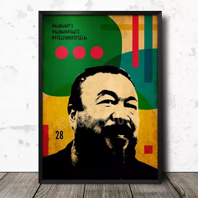 Buy Ai Weiwei Artist Pop Art Poster Artist China Modern • 15£