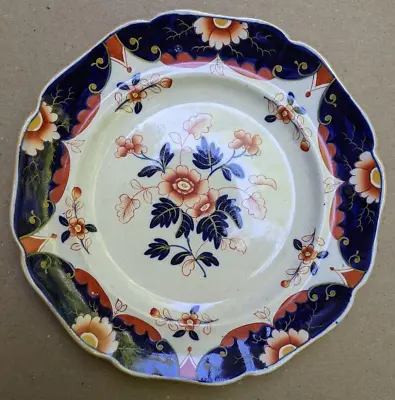 Buy Antique John Ridgway 19cm Stone Ware Plate Imari Pattern No. 4096 • 23£