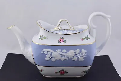 Buy Spode Copeland China Maritime Rose Blue Teapot & Lid - Mint • 613.09£