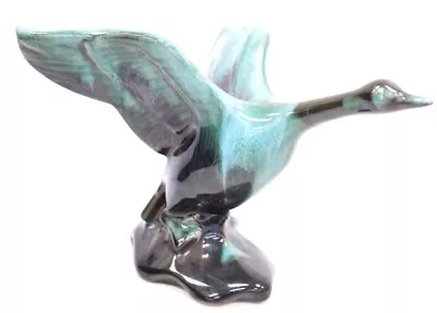 Buy Vtg BLUE MOUNTAIN 'FLYING GOOSE' Bird In Flight Black & Blue POTTERY Figure  W66 • 4.89£