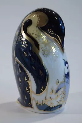Buy A Fine Quality Royal Crown Derby China Penguin And Chick 12.5cm High Circa. 2000 • 78£