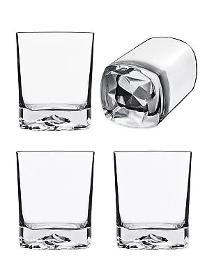 Buy Luigi Bormioli On The Rocks DOF Glasses Set 400 Ml Elegant Glassware - Pack Of 4 • 17£