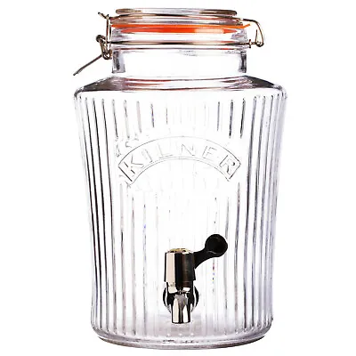 Buy Kilner Infusion Preserving Glass Jar Kombucha Water Dispense Tap Juice Punch Jug • 25.95£