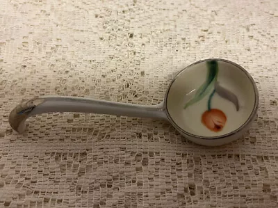 Buy Vintage Noritake Morimura Porcelain Hand Painted Mayonnaise Spoon Tulip Flower • 13.27£