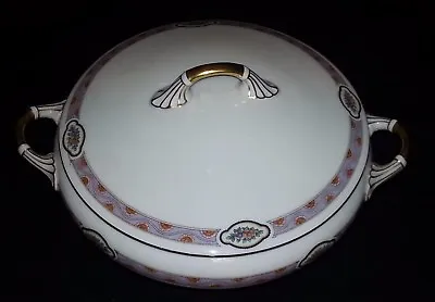 Buy Thomas Bavaria China - Lavender Floral Pattern - Round Casserole With Lid 10  • 18.65£