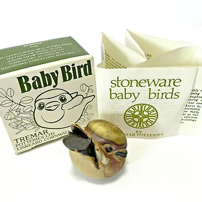 Buy VTG Tremar Pottery Fledgling Baby Bird Hand Made Stoneware NOS Liskeard Cornwall • 11.99£