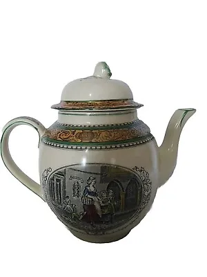 Buy ADAMS English Ironstone Cries Of London Teapot Georgian 18th Century Style • 15.99£