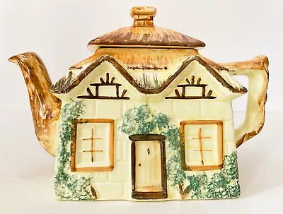 Buy VINTAGE Keele St Pottery  Old English Thatched Cottage Teapot • 15.95£