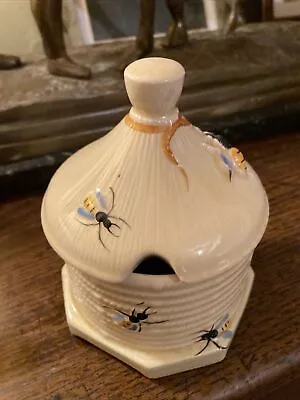Buy Crown Devon Pottery - Bee Decorated Honey Pot - No 509 • 15£