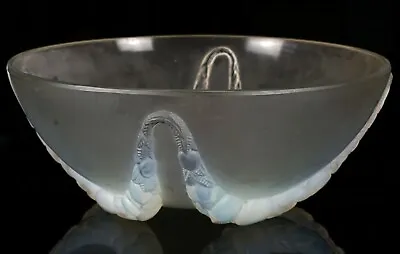 Buy R Lalique -villeneuve- Large Frosted/opalescent Glass Centrepiece Bowl Dish 402 • 850£