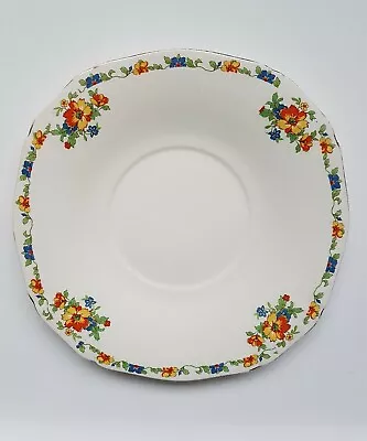 Buy Vintage Cake Plate With Floral Decoration By Alfred Meakin - Free P&P Included  • 8.95£