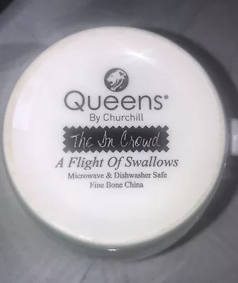 Buy Queens The In Crowd A Flight Of Swallows Churchill China Tea Coffee Mug Cup Vgc • 6£
