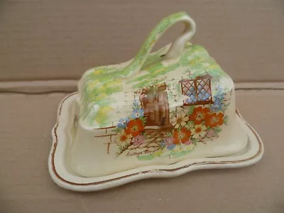 Buy VINTAGE ARTHUR WOOD CERAMIC CHEESE / BUTTER DISH    MADE IN ENGLAND  1930's? • 8.99£