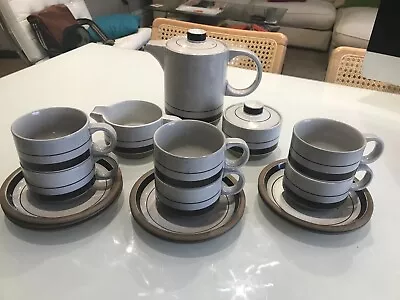 Buy MIdwinter Shetland Stoneware Complete Tea Set For 6 - Perfect Condition • 15£