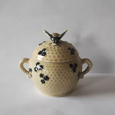 Buy Ceramic Honeycomb And Bee Honey Pot • 8£