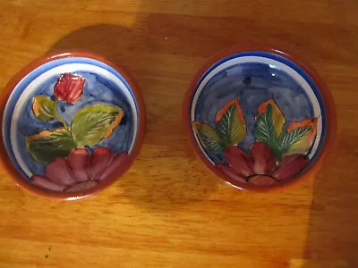 Buy Vintage Signed Portugal Pottery Dish X 2 Clay Pottery Lovely Condition • 5£