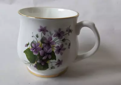 Buy English Bone China Mug Violets • 9.99£