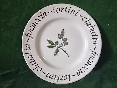 Buy Italian Creative Tableware Focaccia Tortini Ciabatta  8.25  Side Breakfast Plate • 8.85£