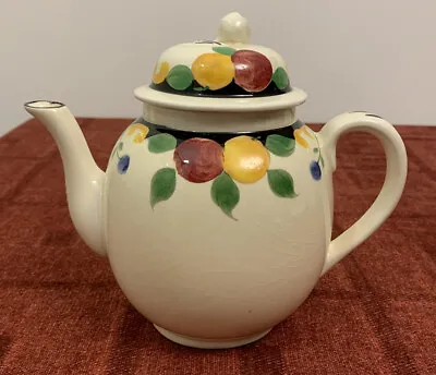 Buy Vintage Adams Hand Painted Titian Ware 2 Pint Teapot, Fruit Pattern 1660 • 5£