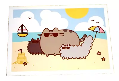 Buy Pusheen Cat Postcard - Pusheen, Pip And Stormy Take A Trip To The Beach - New • 1.75£