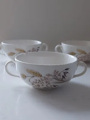 Buy 3x Ridgway Sunblest Soup Bowls With Handles Vintage Staffordshire England  • 18£