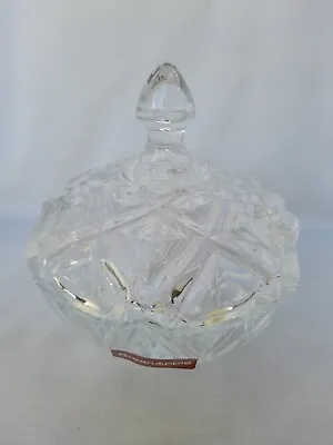 Buy  Brand New Crystal Glass Jar With Lid • 6.99£