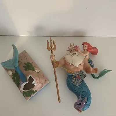 Buy Disney Traditions Daddy’s Little Princess Ariel Mermaid Figurine 4059730 Damaged • 24.95£