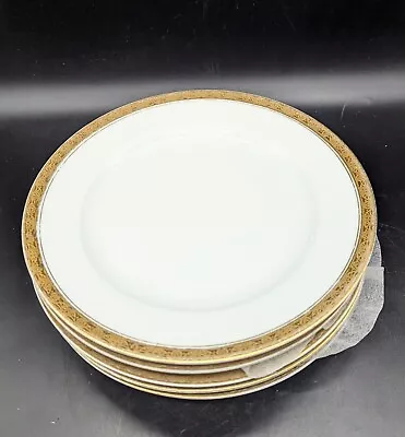 Buy Set/5 Antique Thomas Bavaria 9  Dinner Plate Gold Rim Germany • 52.91£