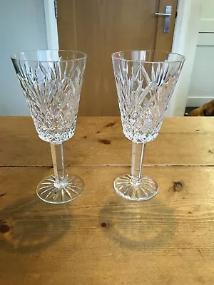Buy Two Tyrone Crystal Wine Glasses In Antrim Pattern • 25.99£