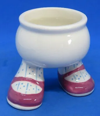 Buy . Carlton Walking Ware Vintage Art Deco Antique Purple Shoe Eggcup / Egg Cup • 35£