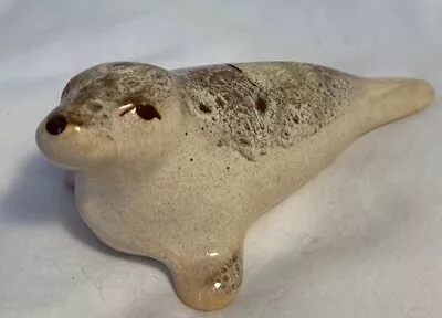 Buy Vintage Fosters Pottery Honeycomb Seal Figurine • 12.95£