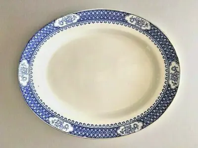 Buy Antique Coronaware Blue & White Platter/plate • 12.99£