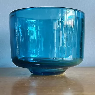 Buy Vintage Mdina? Blue Glass Bowl Malta • 16£