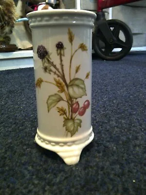 Buy Royal Winton Pottery Staffordshire Ironstone Vase With BlackBerry Decoration • 8£