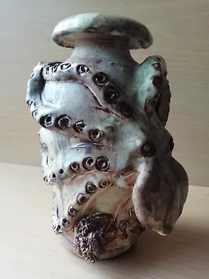 Buy Octopus Jellyfish Vase Butalist Pottery Fully Stamped/marked Appox 7  • 49.99£