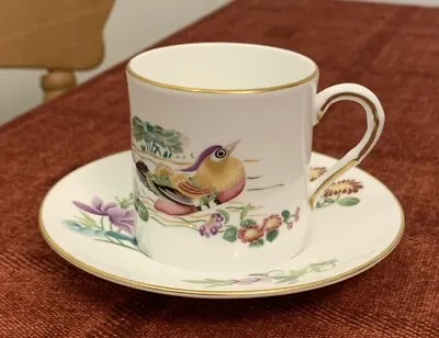 Buy Royal Worcester Mandarin Birds Coffee Can & Saucer  • 5£