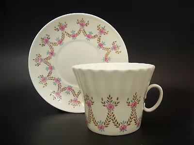 Buy Lomonosov Porcelain Made In USSR Thin Fluted Tea Cup & Saucer • 36.35£