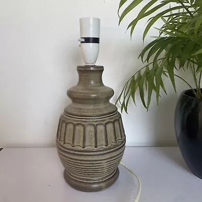 Buy Vintage Stoneware Studio Pottery Lamp Base Initalled Veryan? • 24.99£