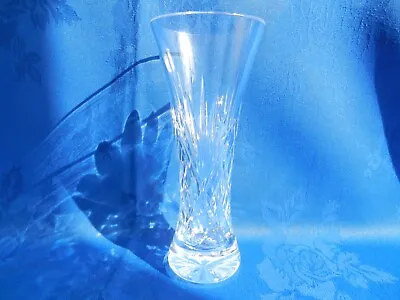 Buy Dartington? Cut Crystal Glass Vase With B Or D Etched On The Base • 14.99£