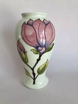 Buy Walter Moorcroft Large Pink Magnolia Vase 27cm • 89£