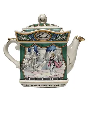 Buy Vintage Sadler Shakespeare Hamlet Porcelain Teapot 4443 • 12.99£