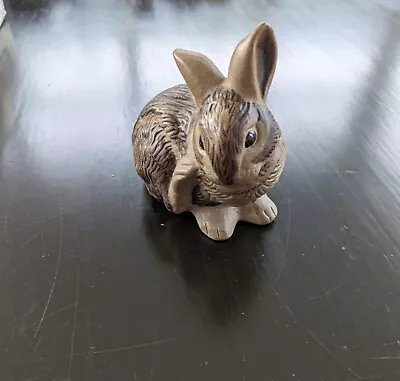 Buy Pool Stoneware Figure Of A Rabbit Scratching • 0.99£