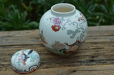 Buy Vintage Ceramic Vase Jar Pot With Lid Mason's Patent Ironstone China England • 19.99£