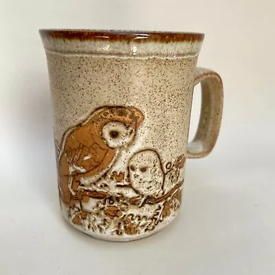 Buy Vintage Retro DUNOON SCOTTISH CERAMICS Stoneware Owl Bird MUG • 6.99£
