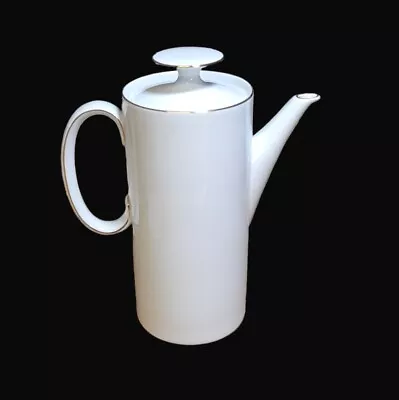 Buy Vintage Thomas Coffee Pot White & Gold Germany Porcelain • 18.50£