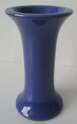 Buy Zanesville Stoneware Company Vintage 1931 Vase Shape #4 Gloss Blue 8  Tall • 67.42£